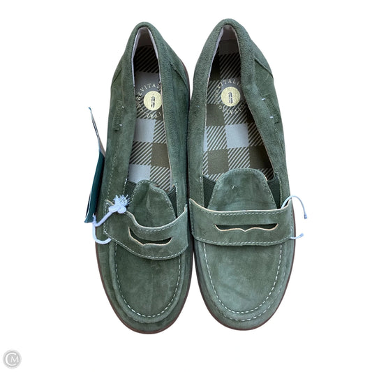Shoes Flats By Clothes Mentor In Green, Size: 8.5