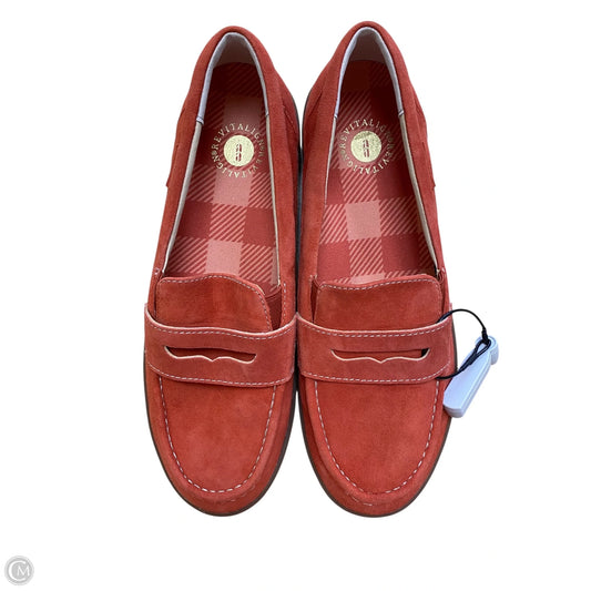 Shoes Flats By Clothes Mentor In Orange, Size: 8.5