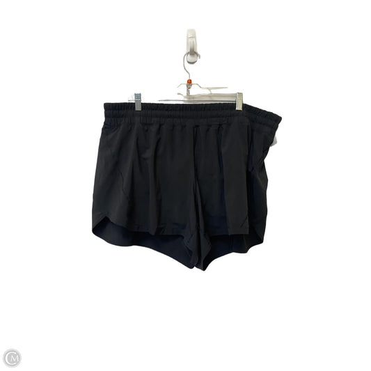 Athletic Shorts By Lululemon In Black, Size: 20