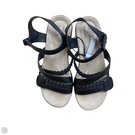Sandals Flats By Croft And Barrow In Black, Size: 6.5