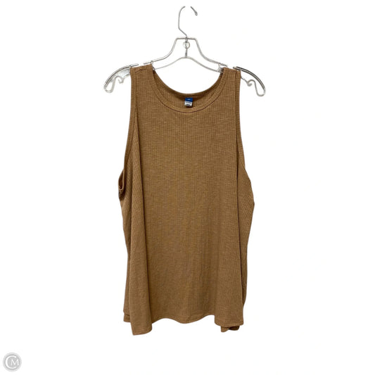 Tank Top By Old Navy In Brown, Size: 2x