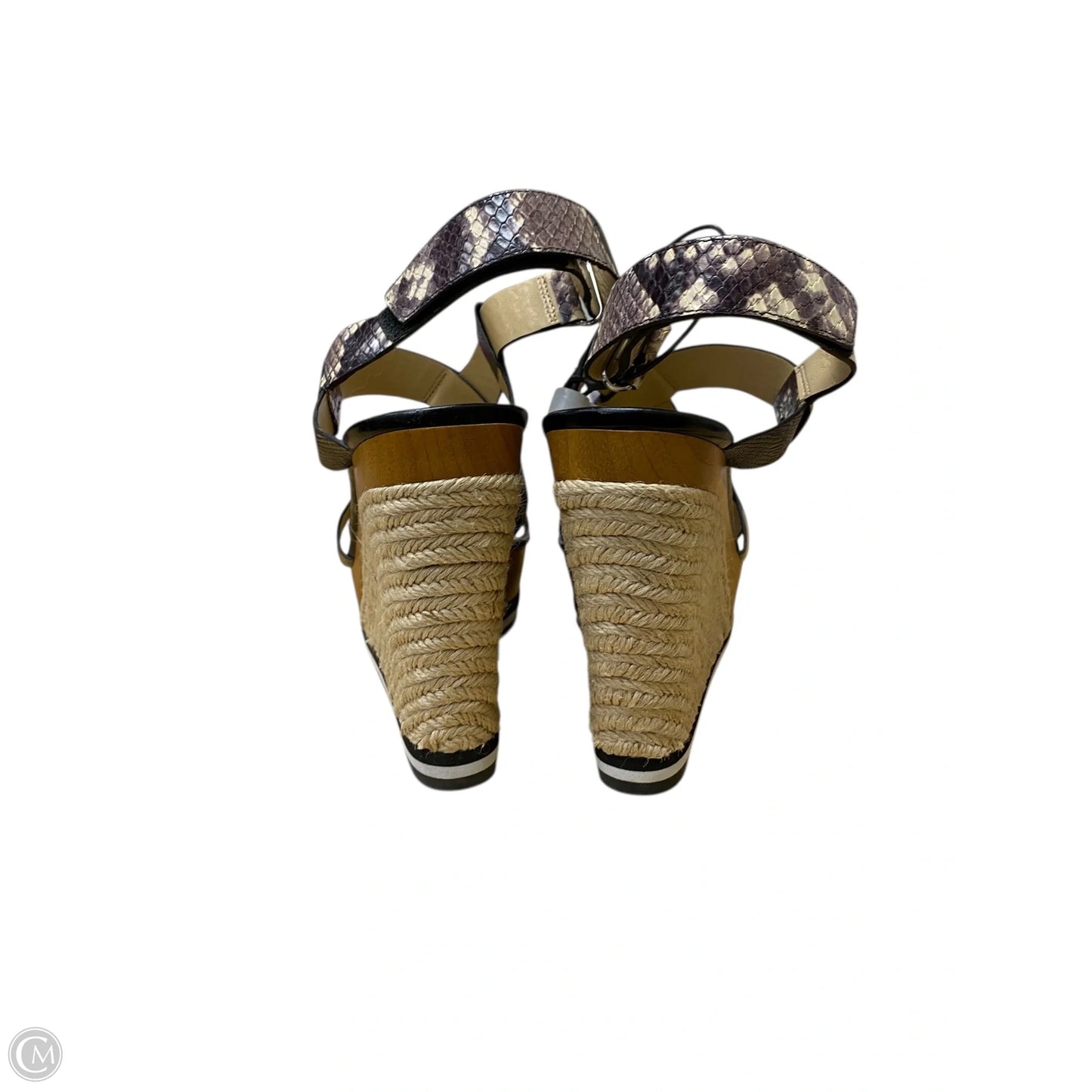 Shoes Heels Wedge By Michael By Michael Kors In Snakeskin Print, Size: 9