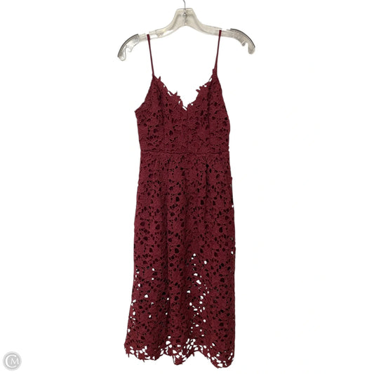 Dress Casual Midi By Astr The Label In Red, Size: S