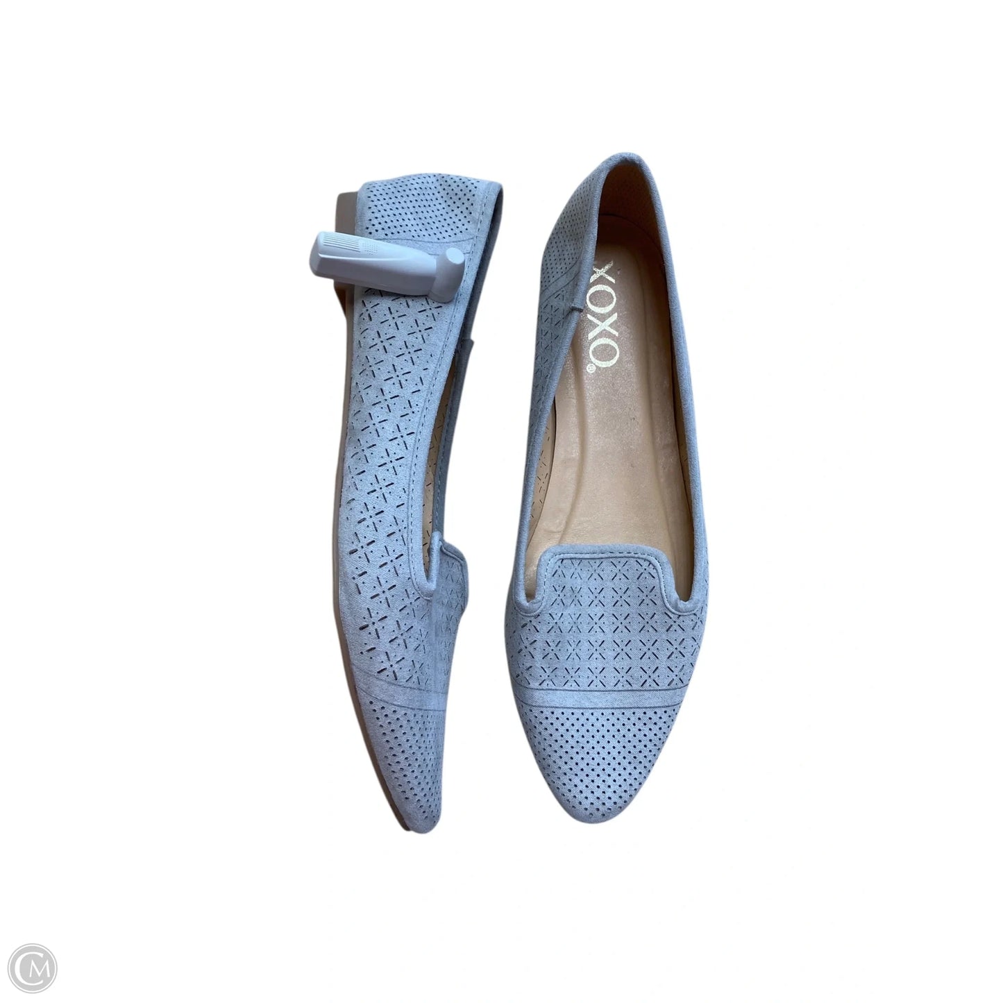 Shoes Flats By Xoxo In Grey, Size: 6.5