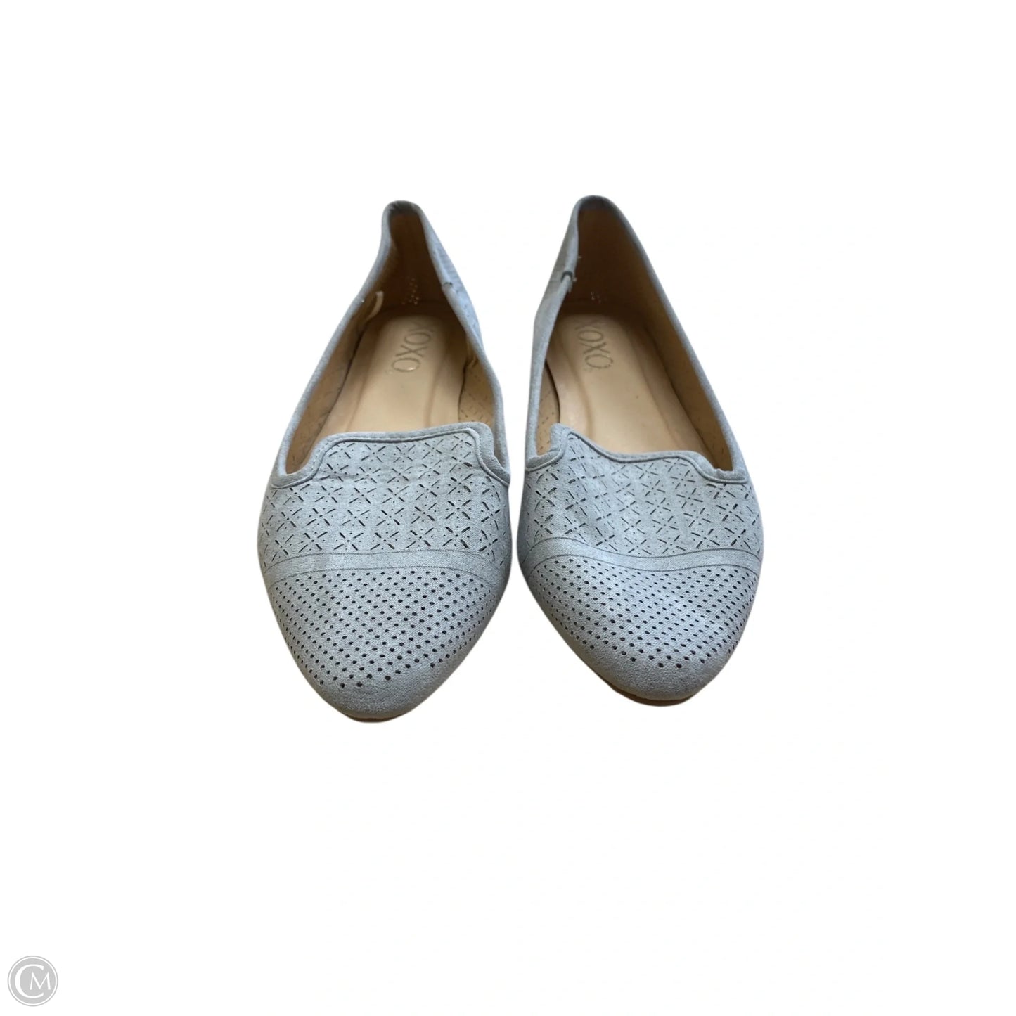 Shoes Flats By Xoxo In Grey, Size: 6.5