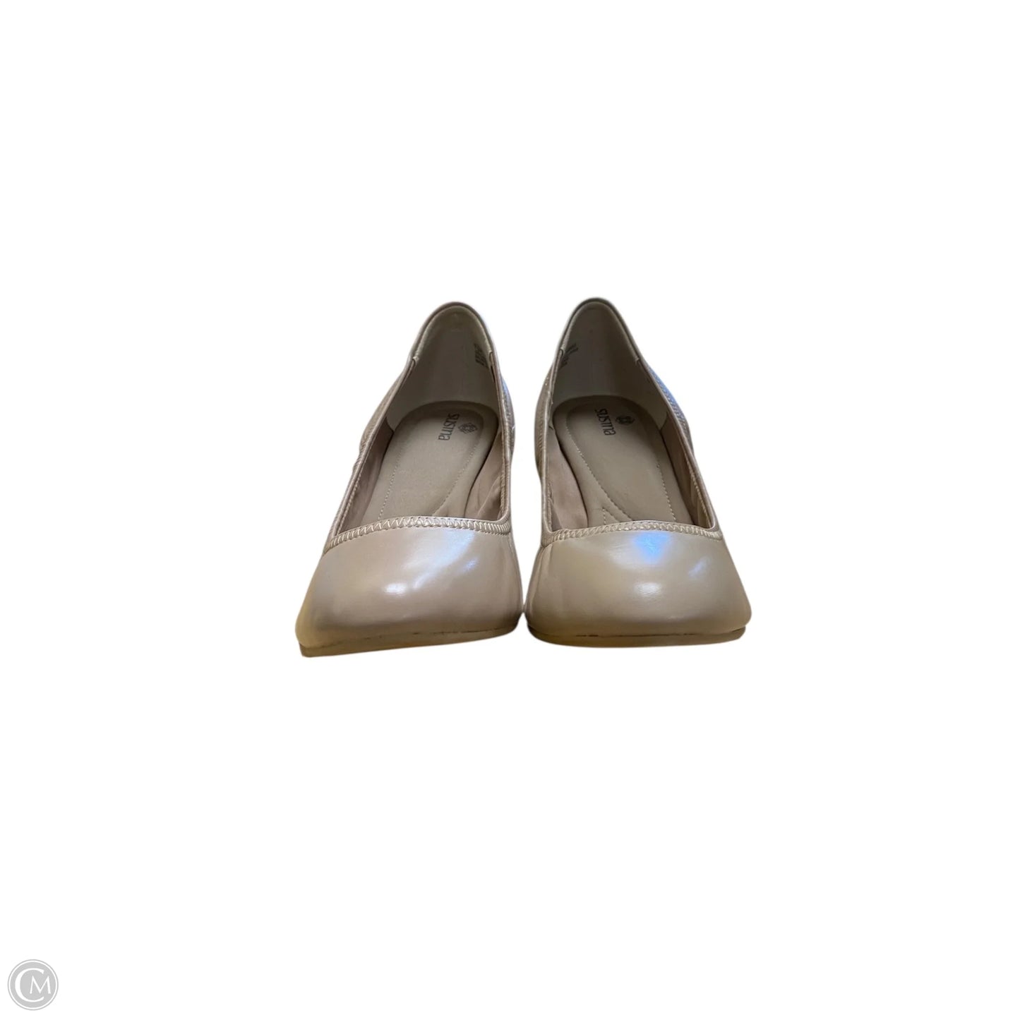 Shoes Heels Wedge By Susina In Beige, Size: 9.5