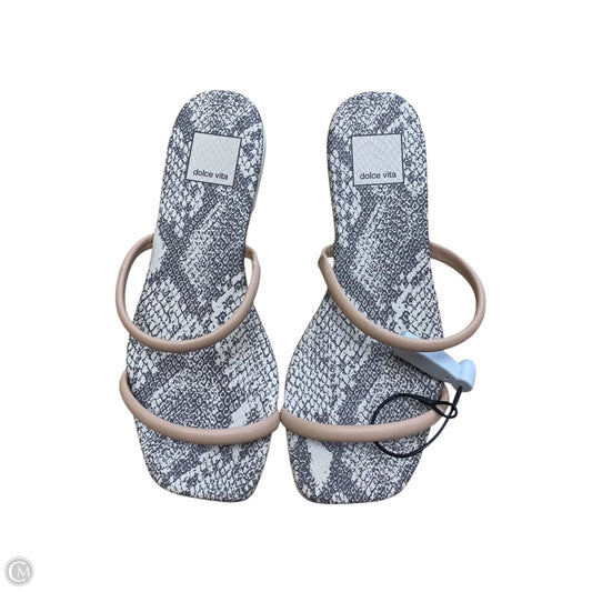 Sandals Flats By Dolce Vita In Snakeskin Print, Size: 6.5