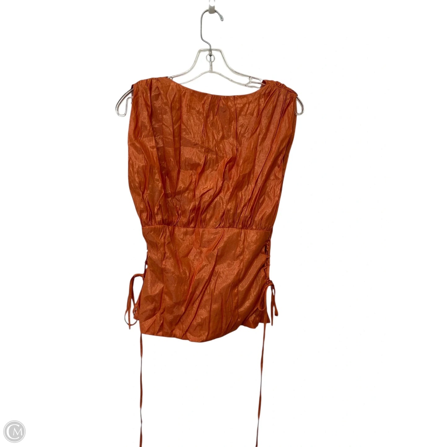 Top Sleeveless By Clothes Mentor In Orange, Size: L