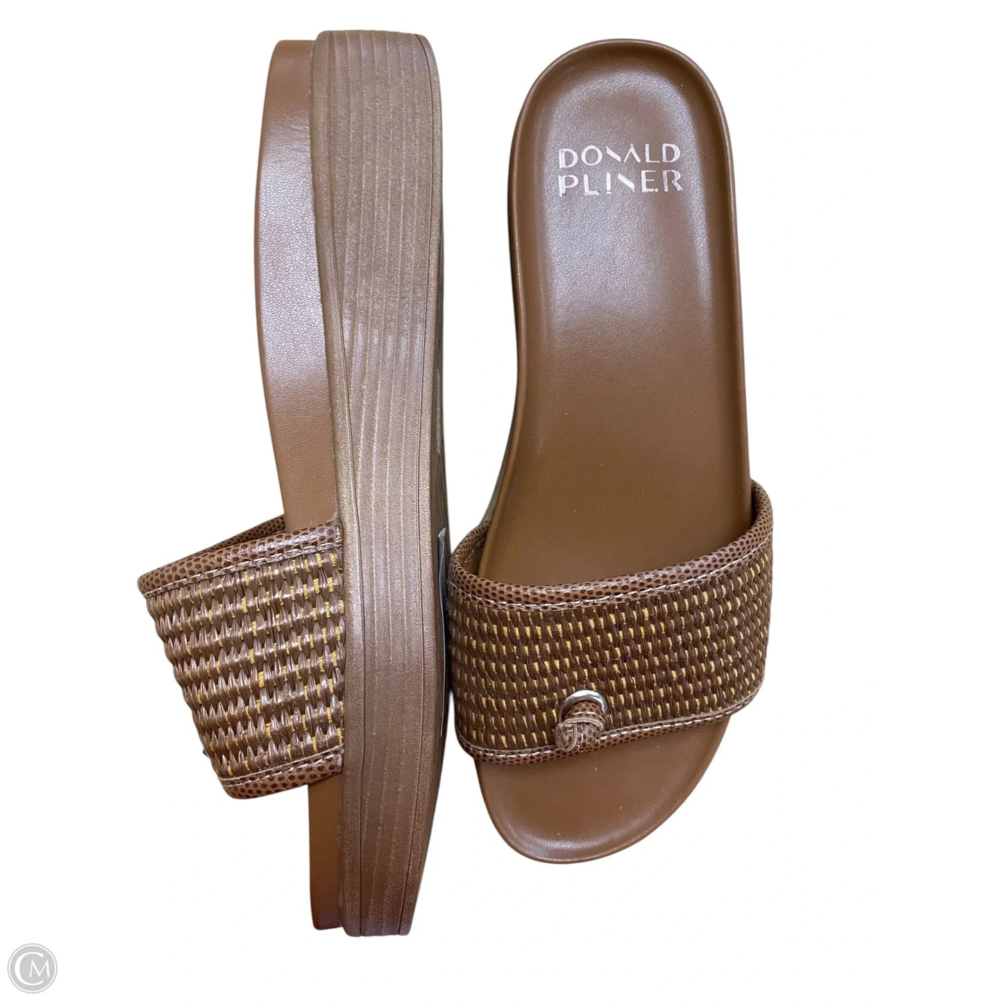 Sandals Flats By Donald Pliner In Brown, Size: 8