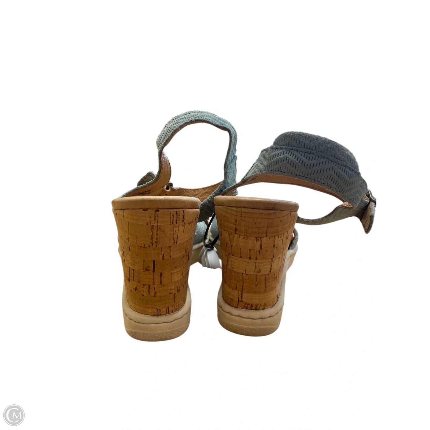 Sandals Heels Wedge By Born In Blue & Brown, Size: 8