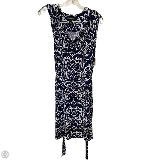 Dress Casual Short By International Concepts In Blue & White, Size: M