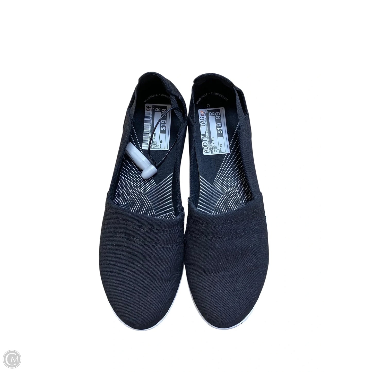 Shoes Flats By Clarks In Black, Size: 10