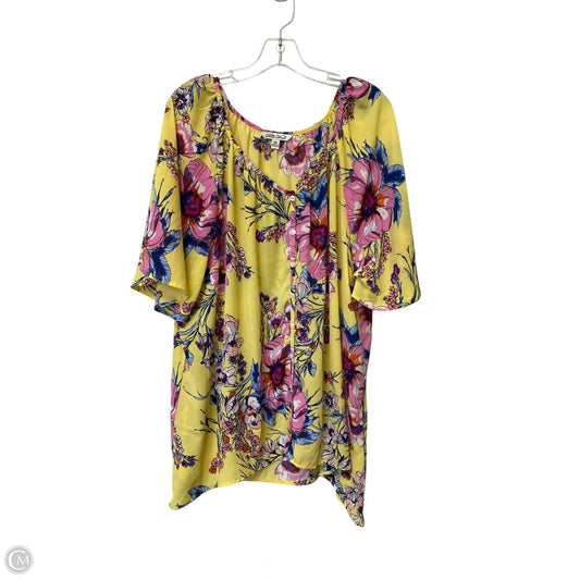 Top Long Sleeve By The Pioneer Woman In Floral Print, Size: Xxl