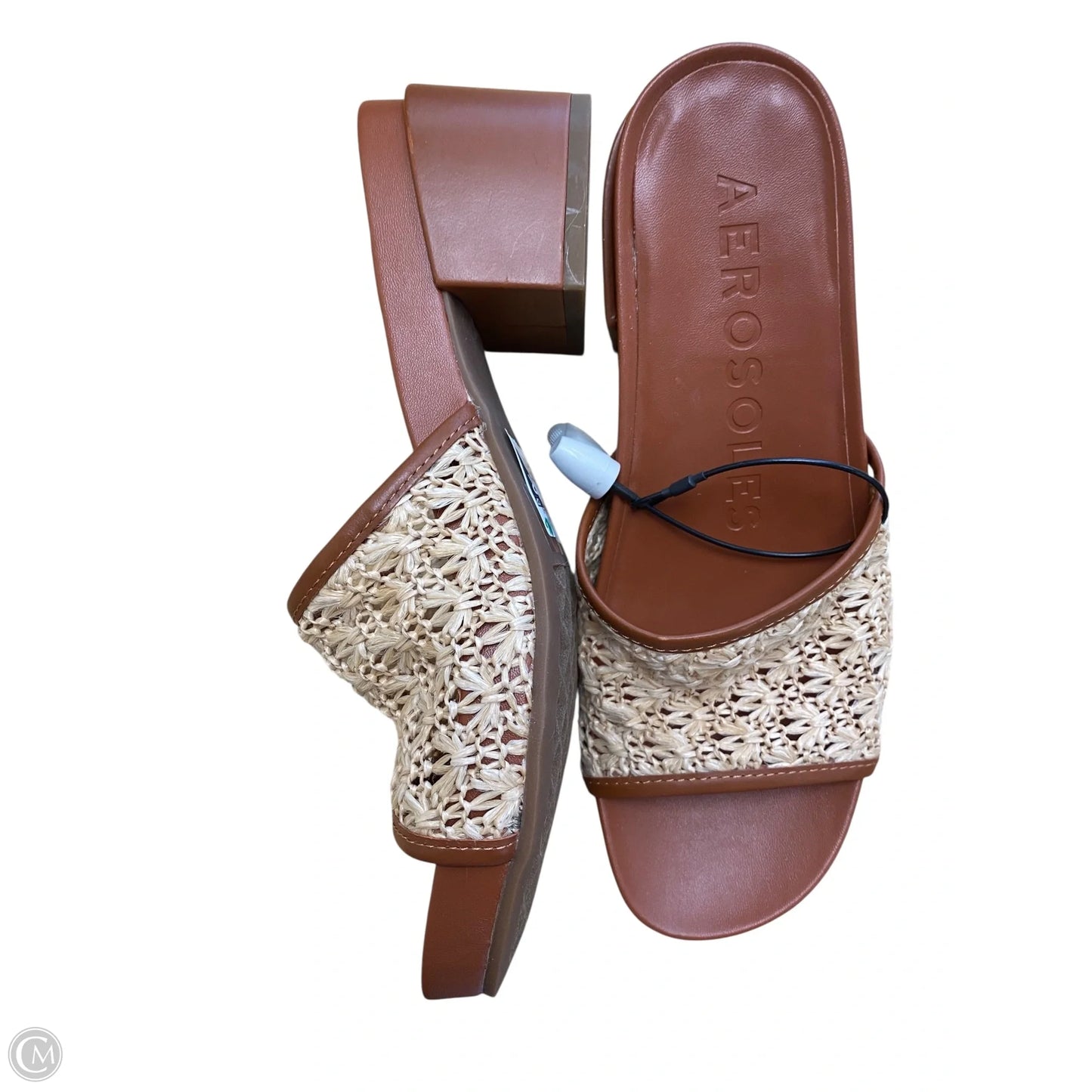 Shoes Heels Block By Aerosoles In Brown, Size: 8