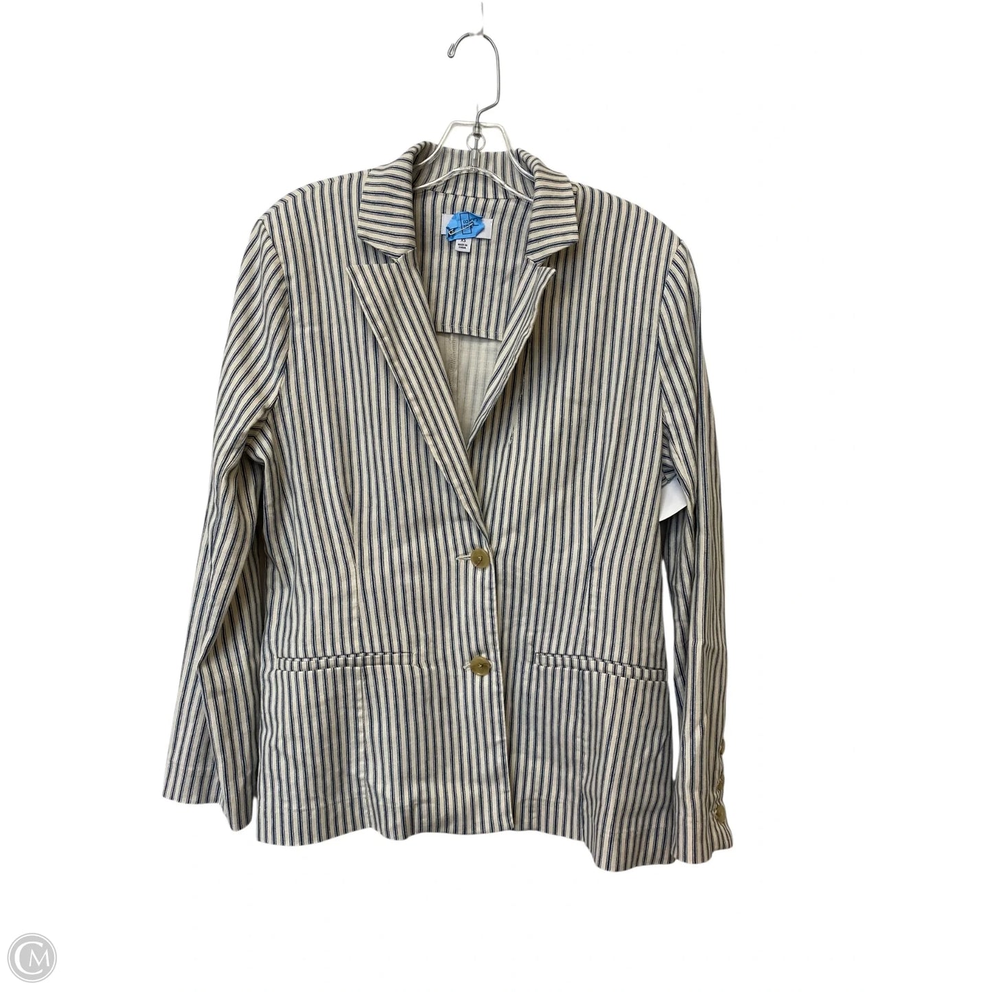 Blazer By Evereve In Striped Pattern, Size: Xs