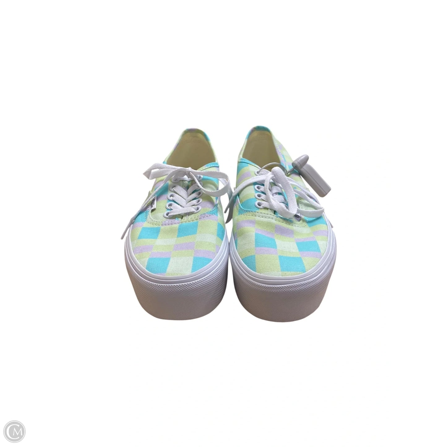 Shoes Sneakers Platform By Vans In Multi-colored, Size: 8