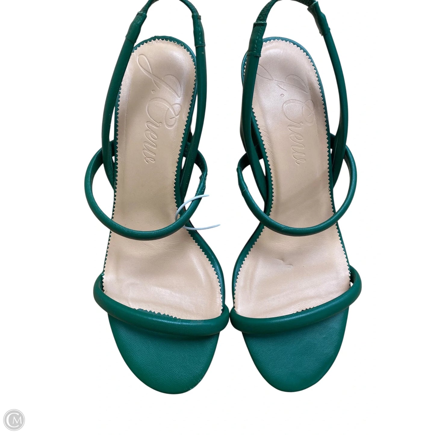 Shoes Heels Block By J. Crew In Green, Size: 9