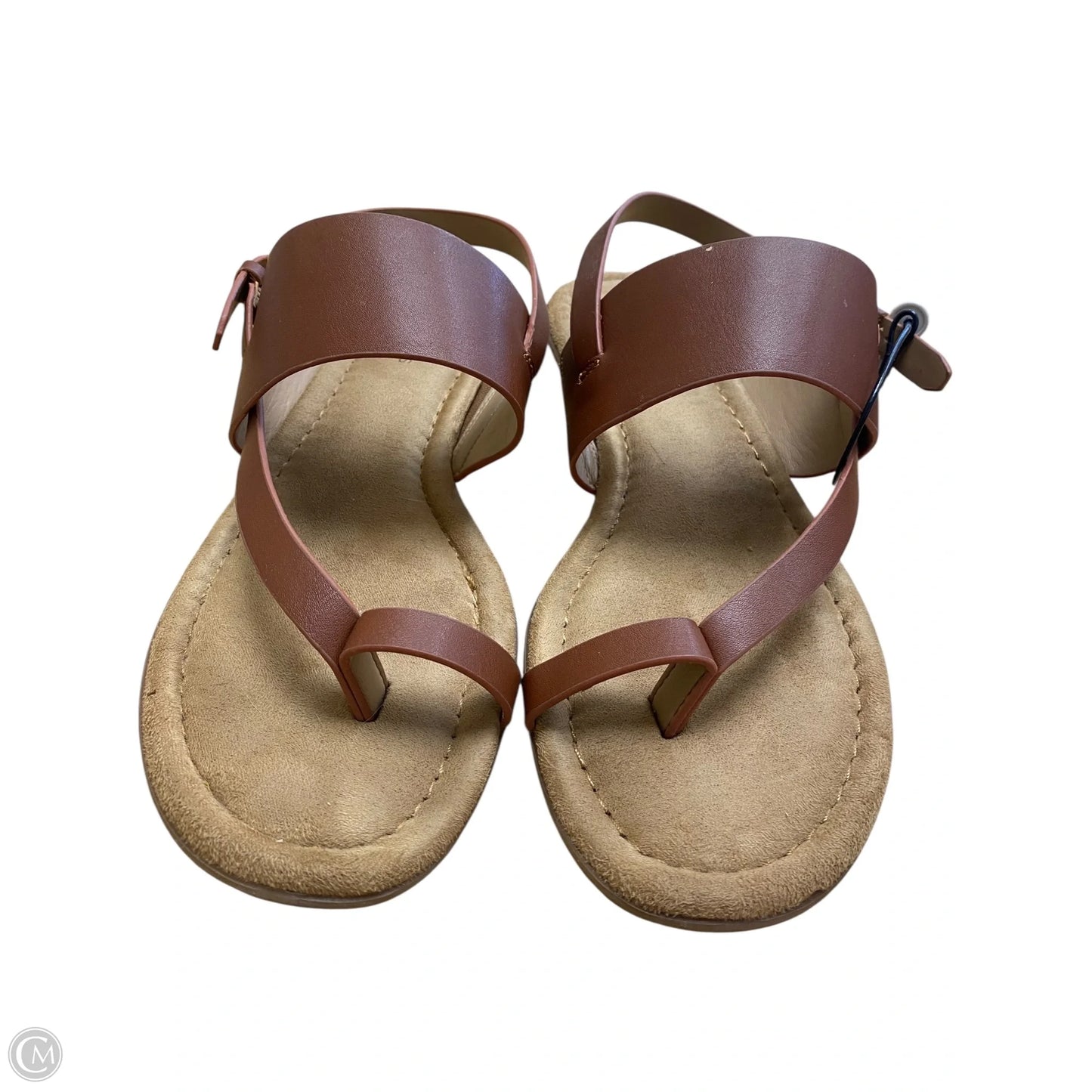 Sandals Flats By Aerosoles In Brown, Size: 9.5