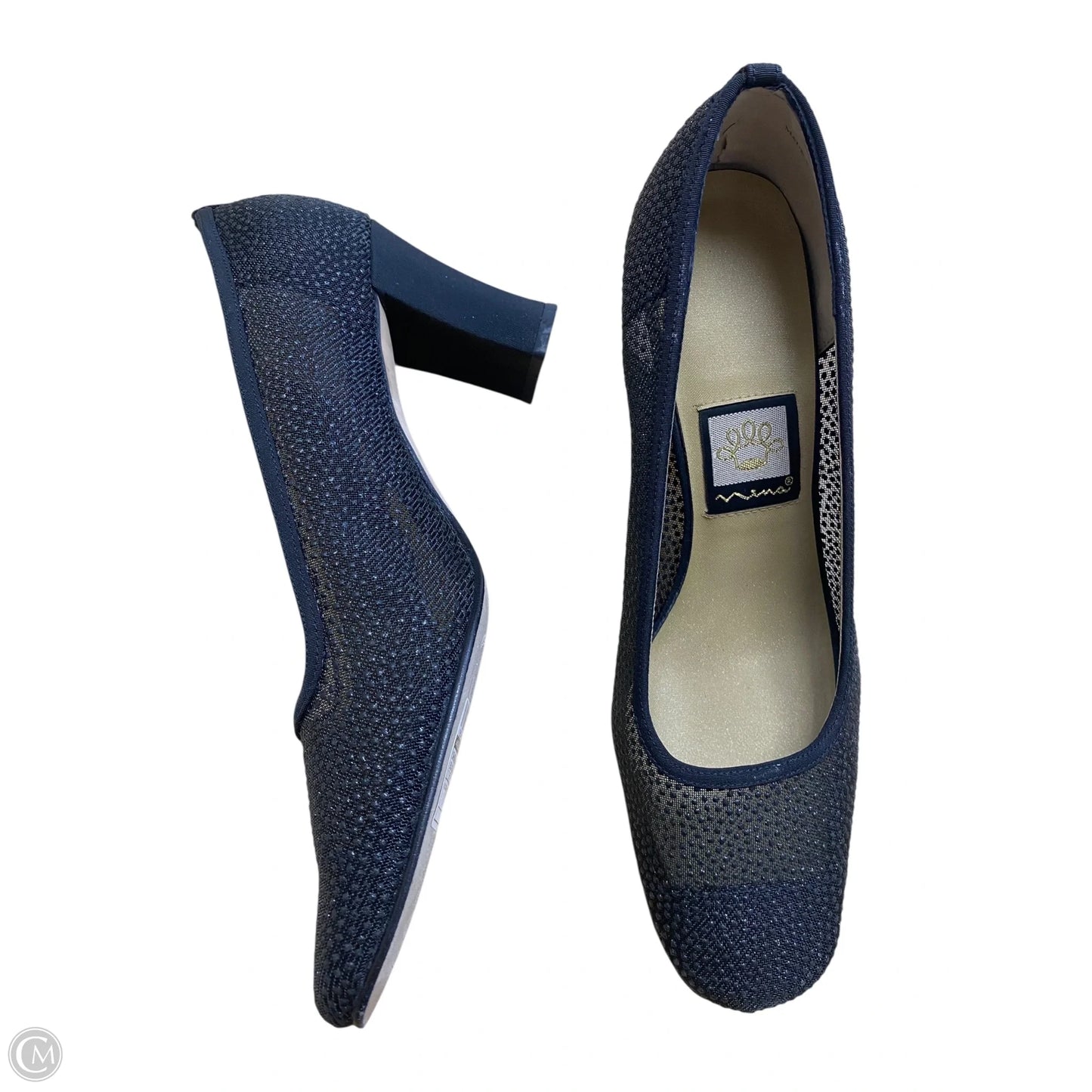 Shoes Heels Block By Nina In Black, Size: 7.5