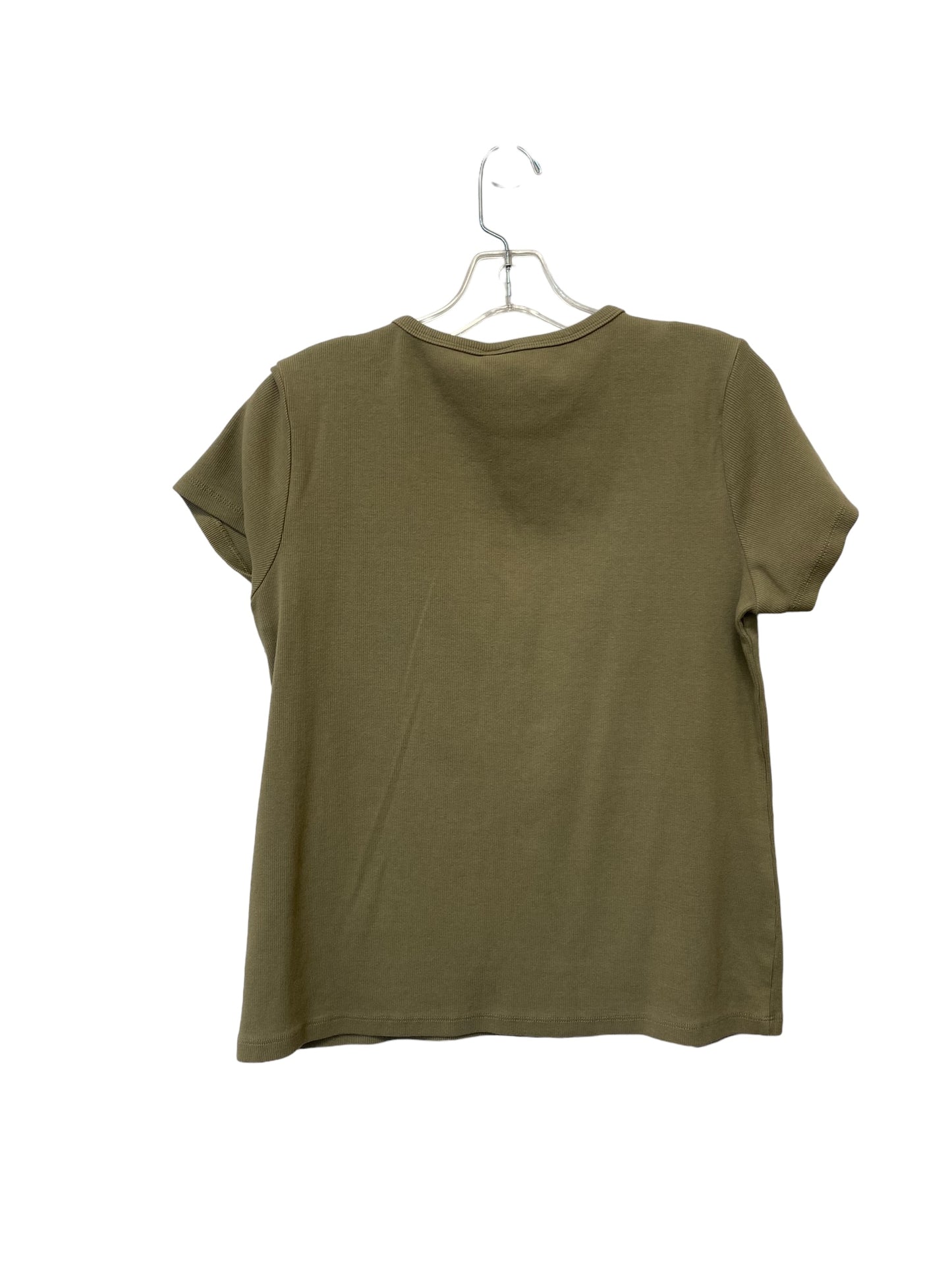 Green Top Short Sleeve H&m, Size Xl