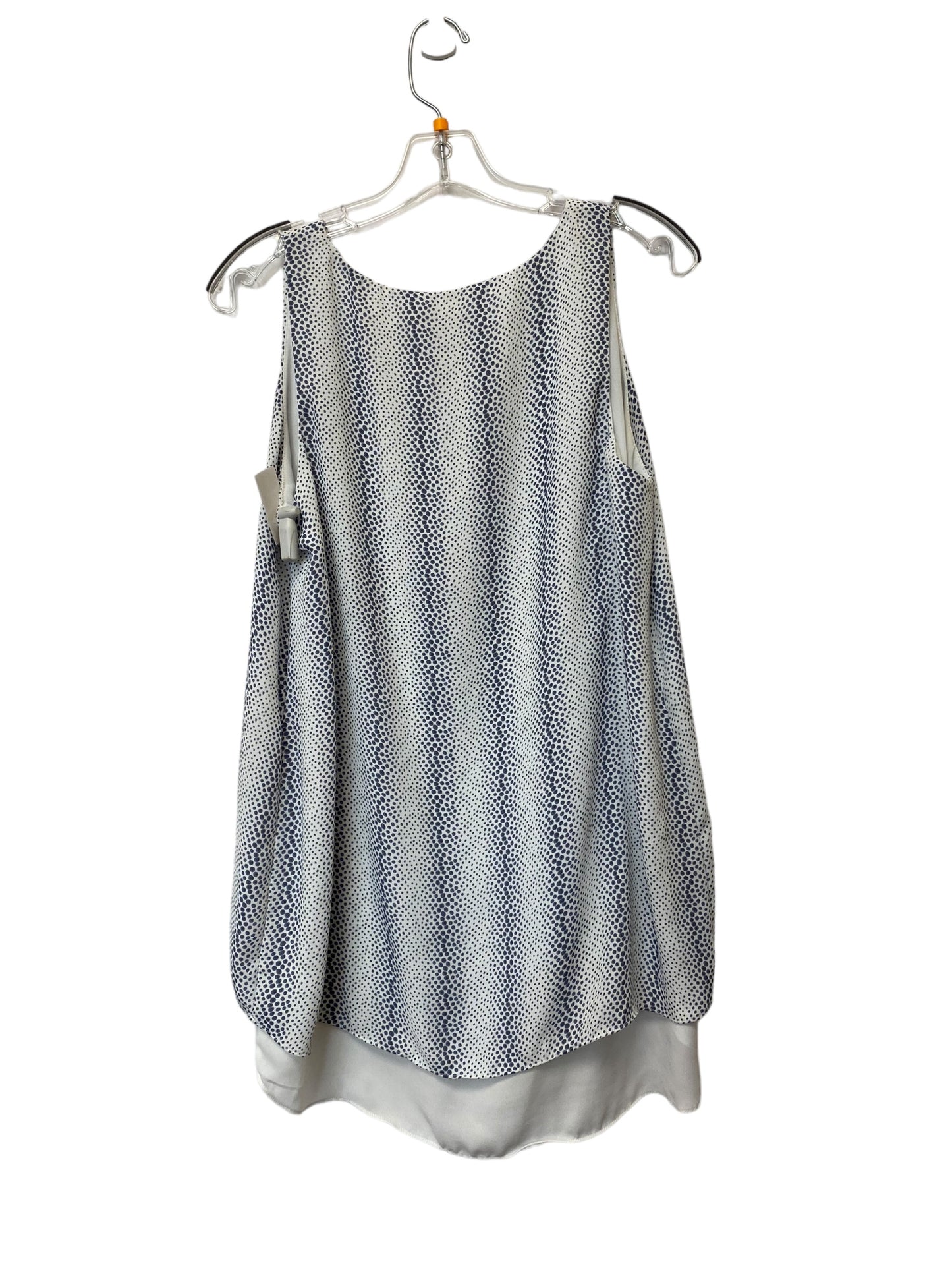 Blue & White Top Sleeveless Philosophy, Size M