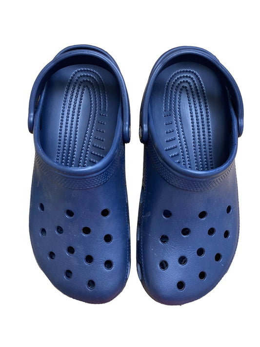 Blue Shoes Flats Crocs, Size 11