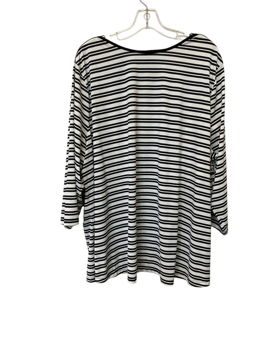 Striped Pattern Top Long Sleeve Torrid, Size 5