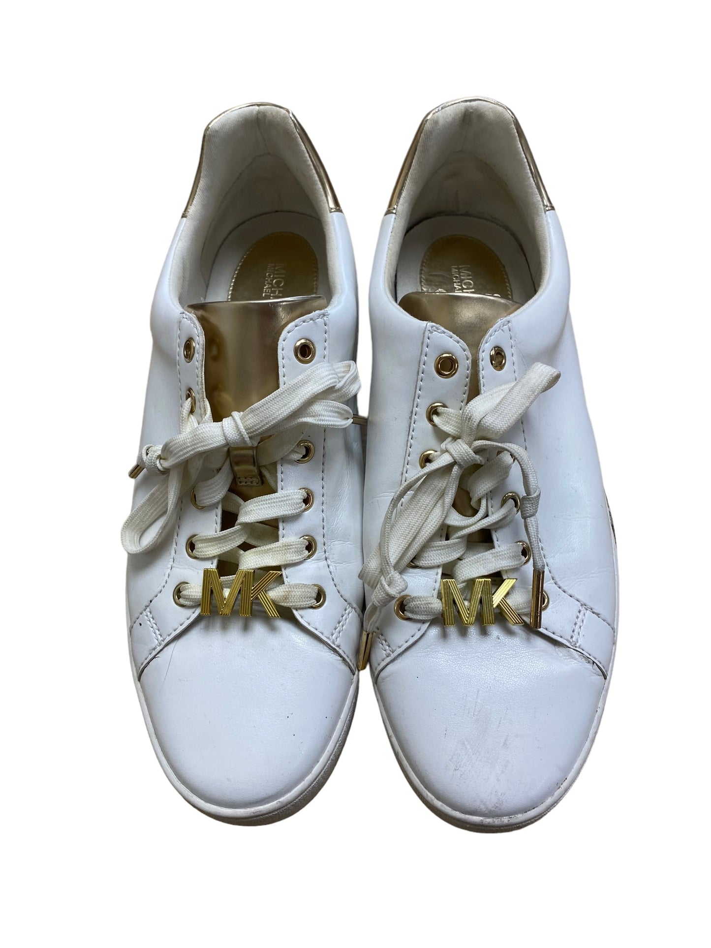 White Shoes Sneakers Michael By Michael Kors, Size 10