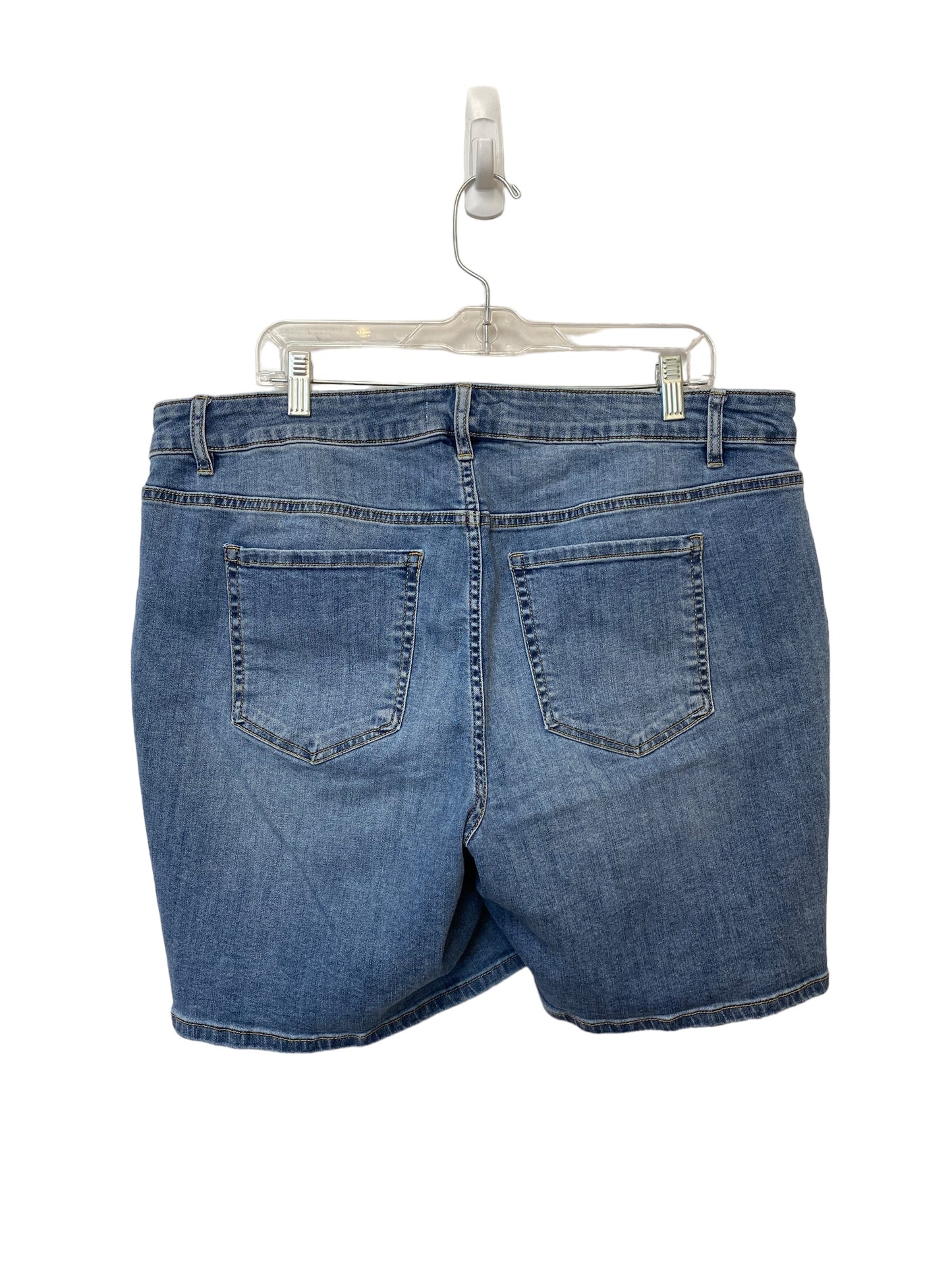 Shorts By Lane Bryant In Blue Denim, Size: 18