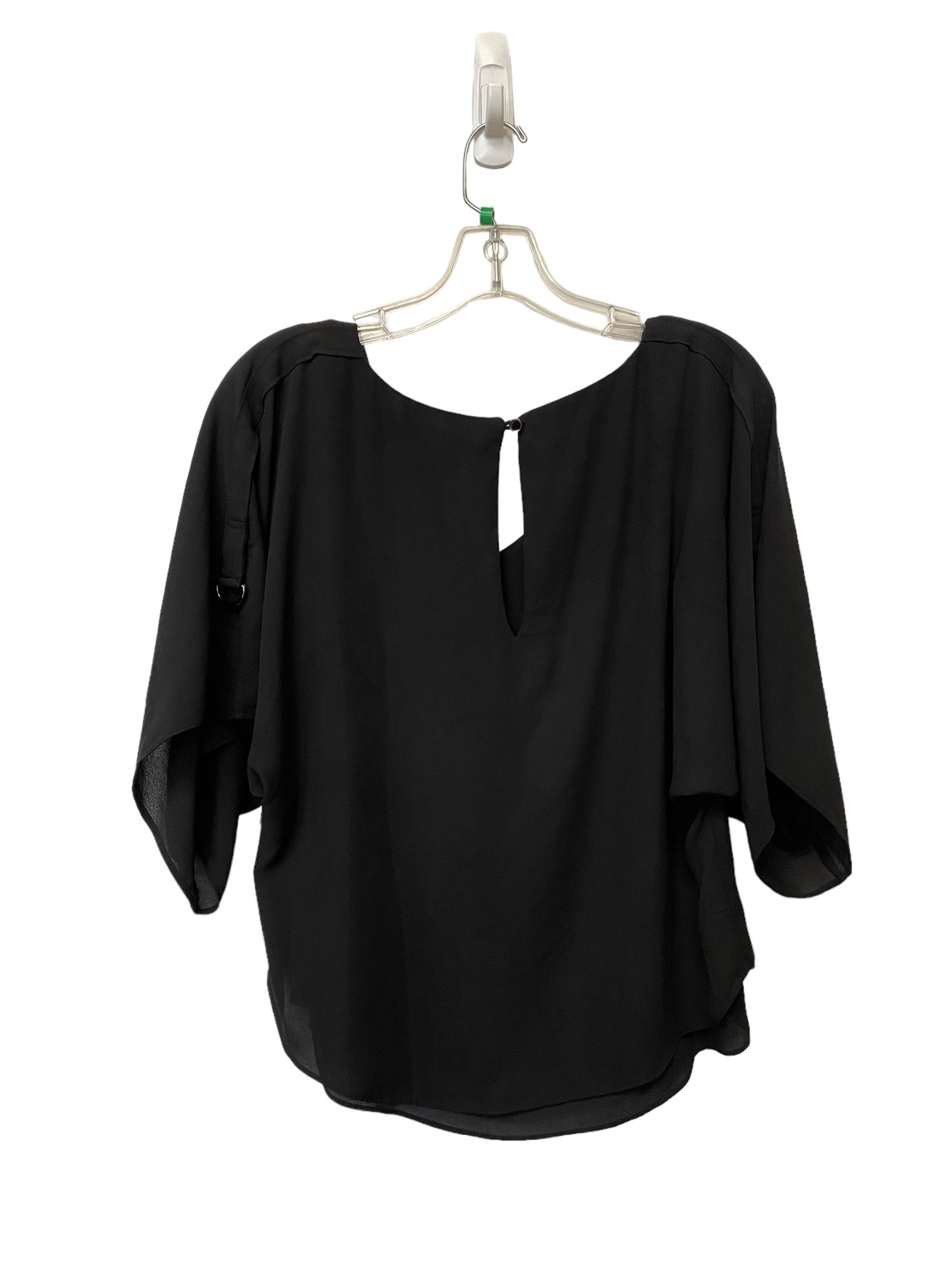 Top Short Sleeve By White House Black Market In Black, Size: Xs