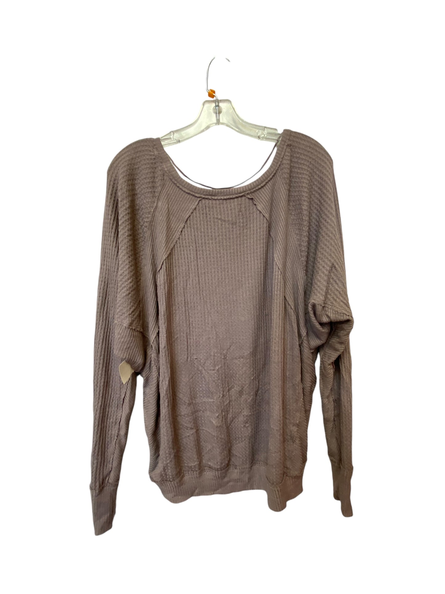 Top Long Sleeve By We The Free In Purple, Size: S