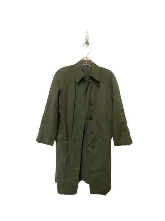 Coat Trench Coat By London Fog In Green, Size: Petite   S