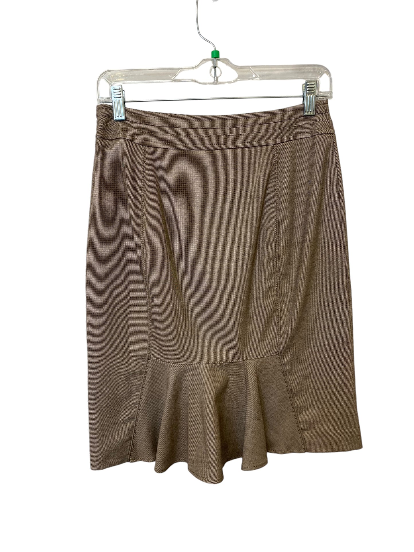 Skirt Midi By White House Black Market In Brown, Size: 4