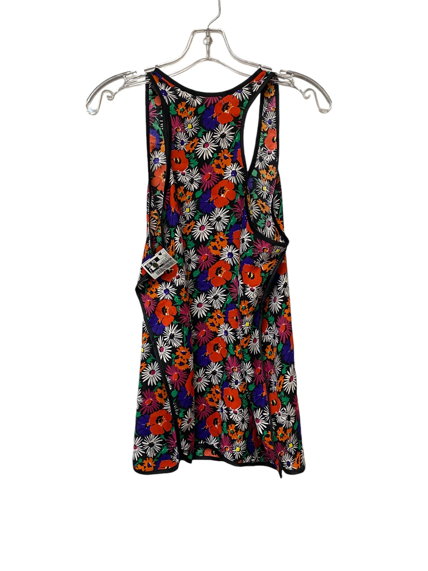 Top Sleeveless By Philosophy In Floral Print, Size: L