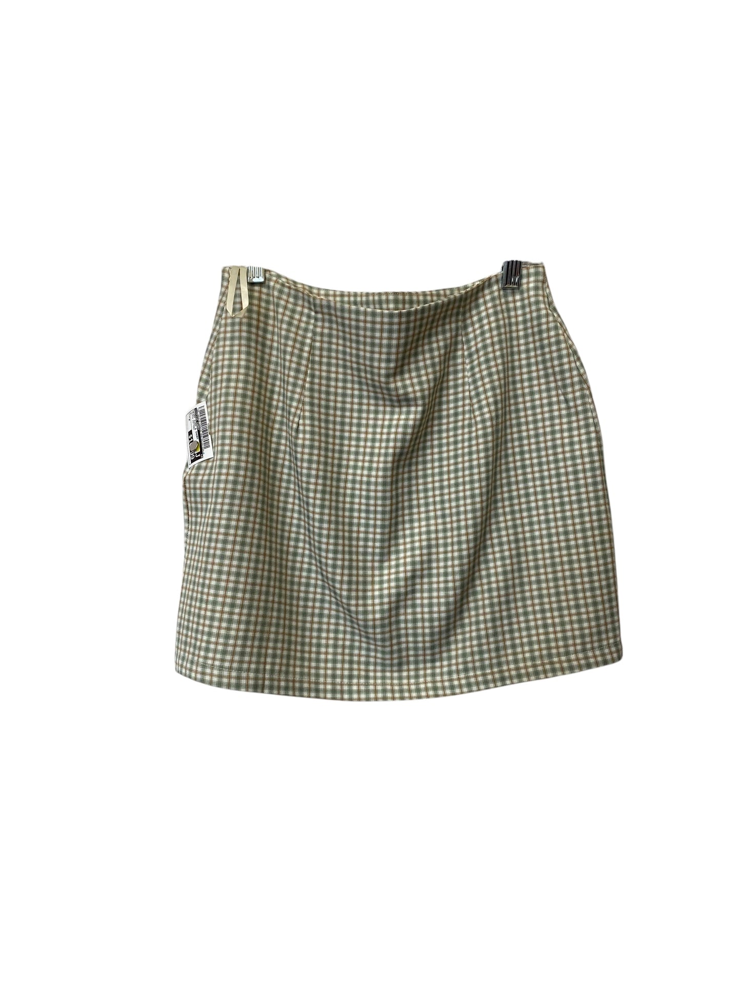 Skirt Mini & Short By Cotton Candy In Plaid Pattern, Size: M