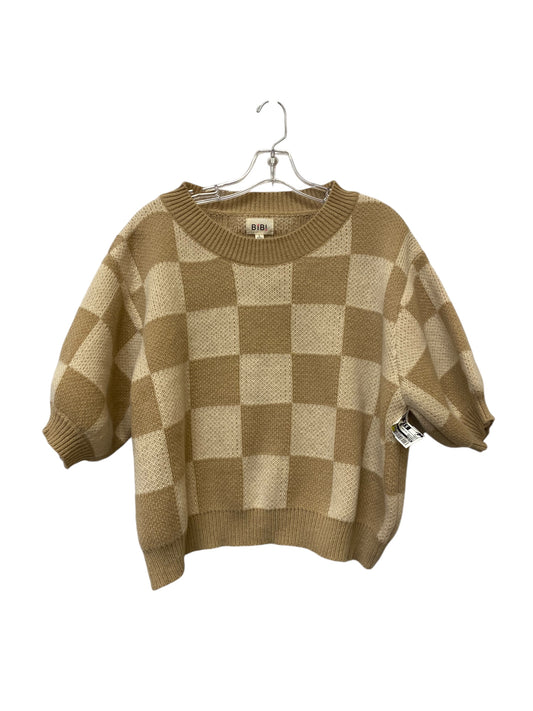 Sweater By Bibi In Checkered Pattern, Size: L