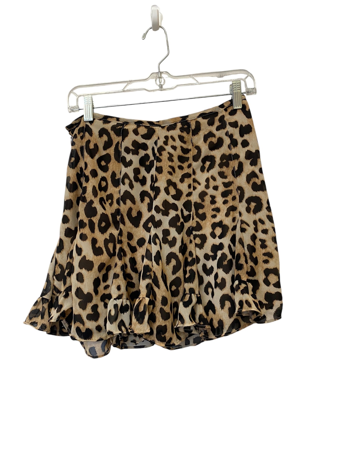 Skirt Midi By Clothes Mentor In Animal Print, Size: M