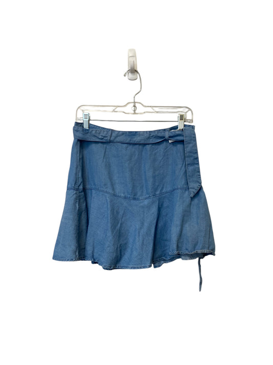 Skirt Mini & Short By Zara In Blue, Size: L