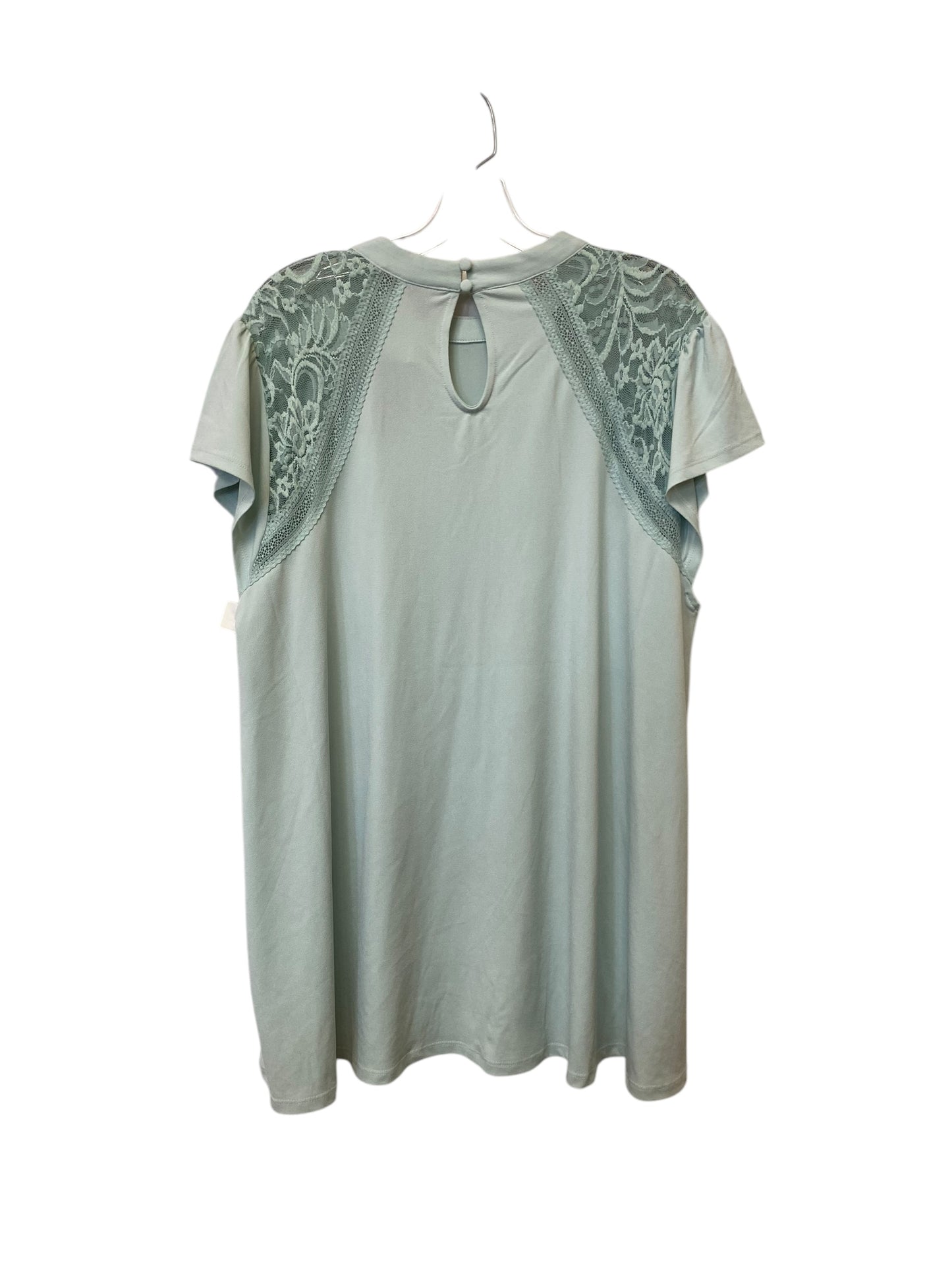 Top Short Sleeve By Torrid In Aqua, Size: 3x