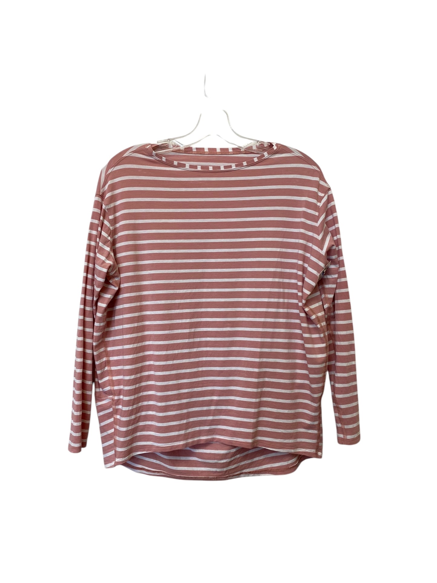 Top Long Sleeve By Lululemon In Striped Pattern, Size: M