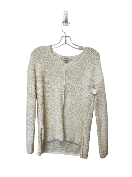 Sweater By Knox Rose In Cream, Size: Xs