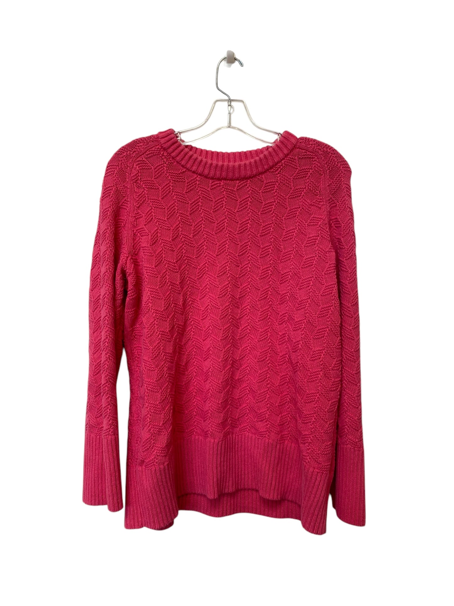 Sweater By Free Assembly In Pink, Size: L