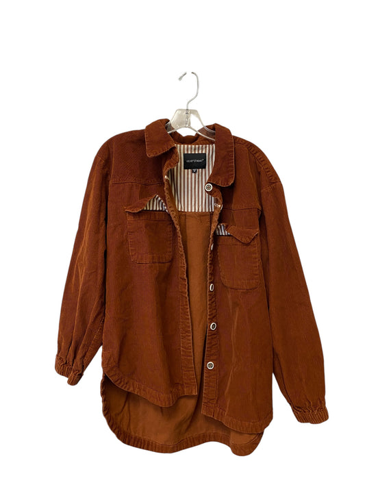 Jacket Denim By Velvet Heart In Brown, Size: M