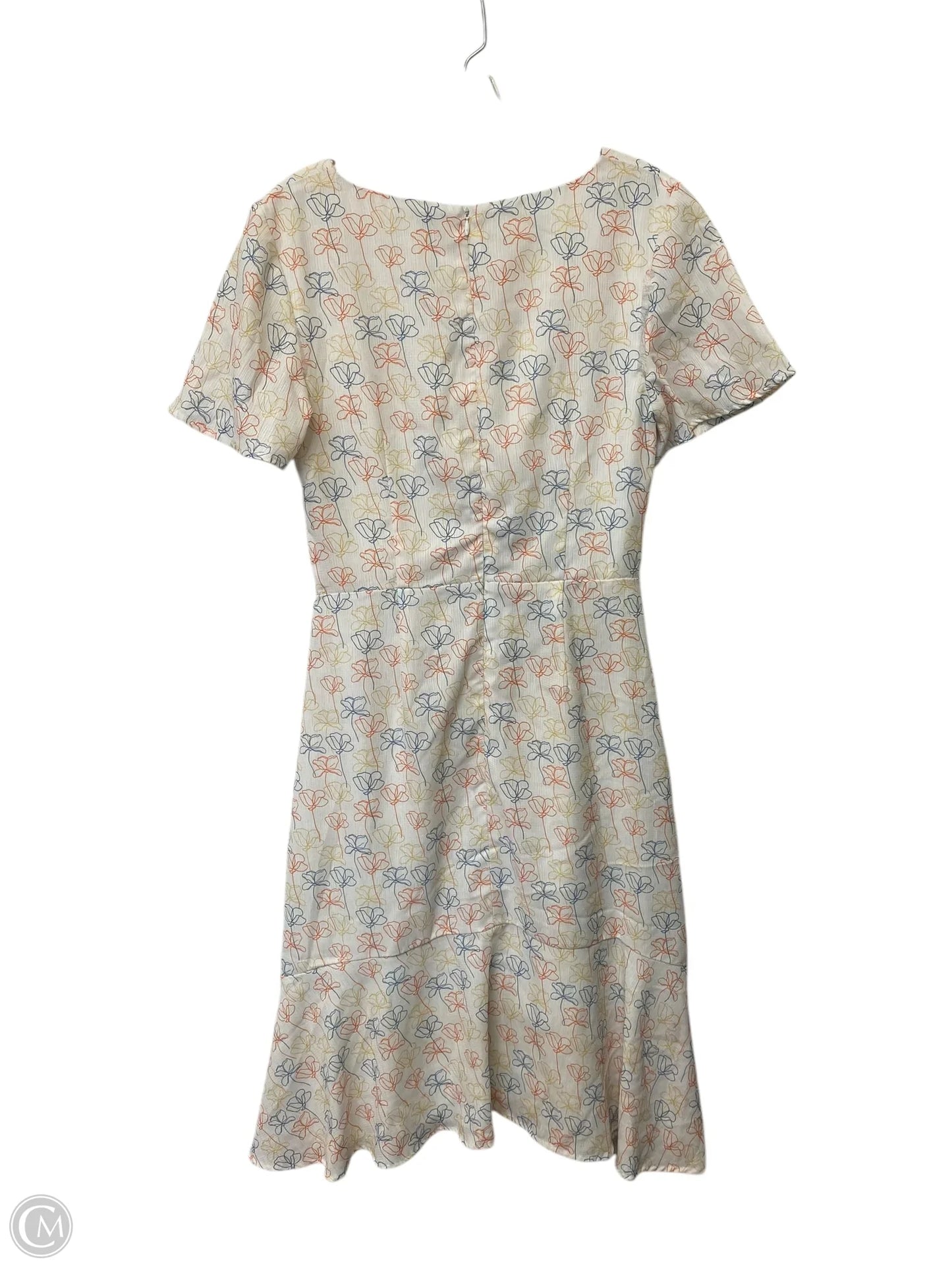 Dress Casual Midi By Clothes Mentor In Floral Print, Size: 6