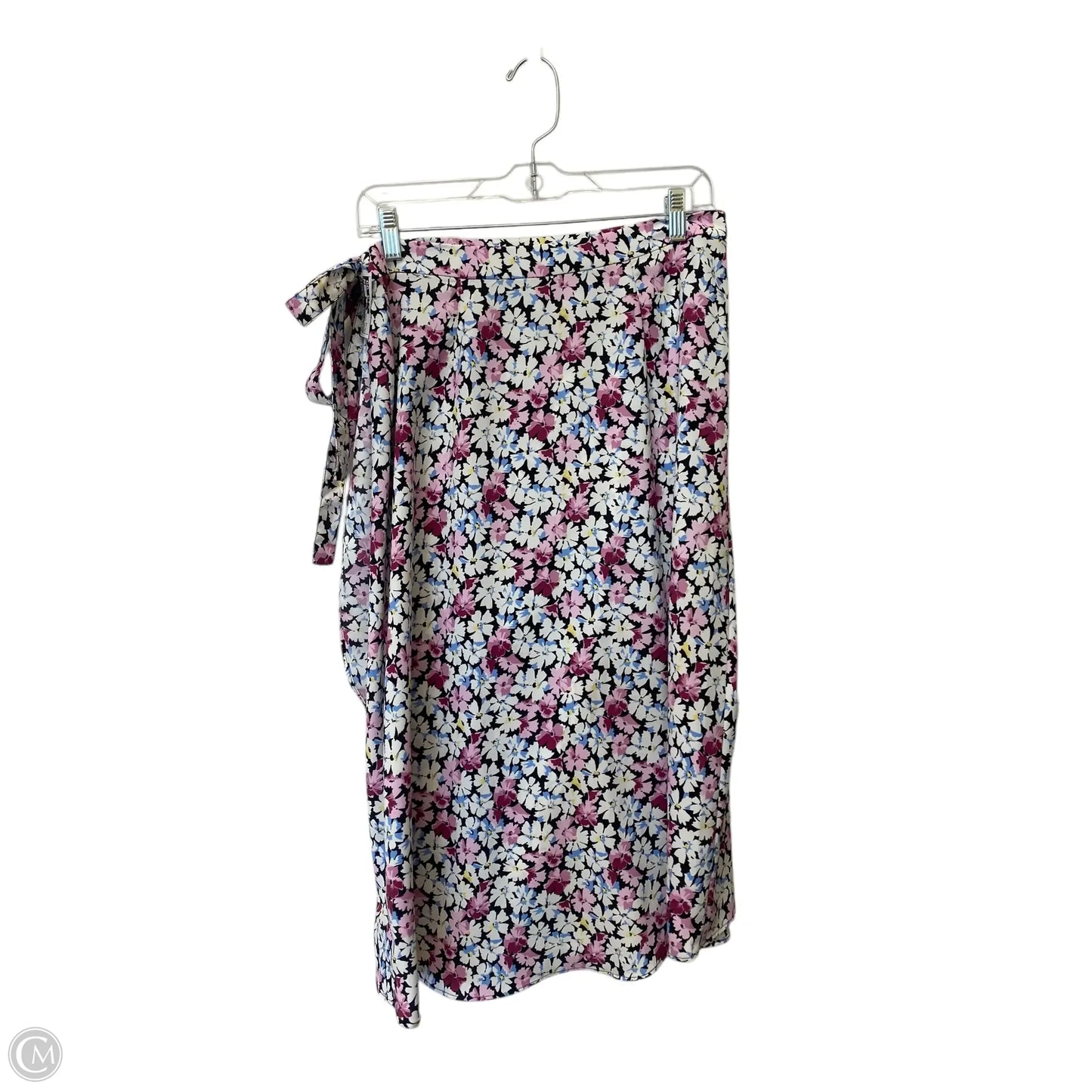 Skirt Midi By Loft In Floral Print, Size: 10