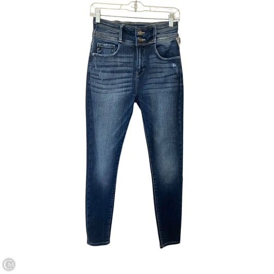 Jeans Skinny By Kancan In Blue Denim, Size: 6