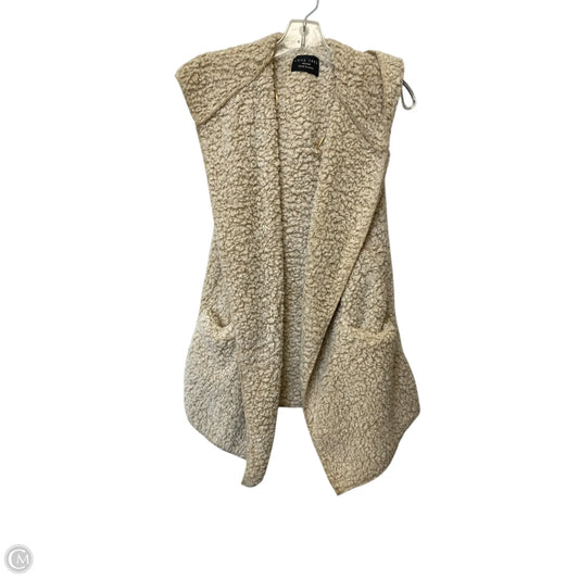 Vest Faux Fur & Sherpa By Love Tree In Tan, Size: M