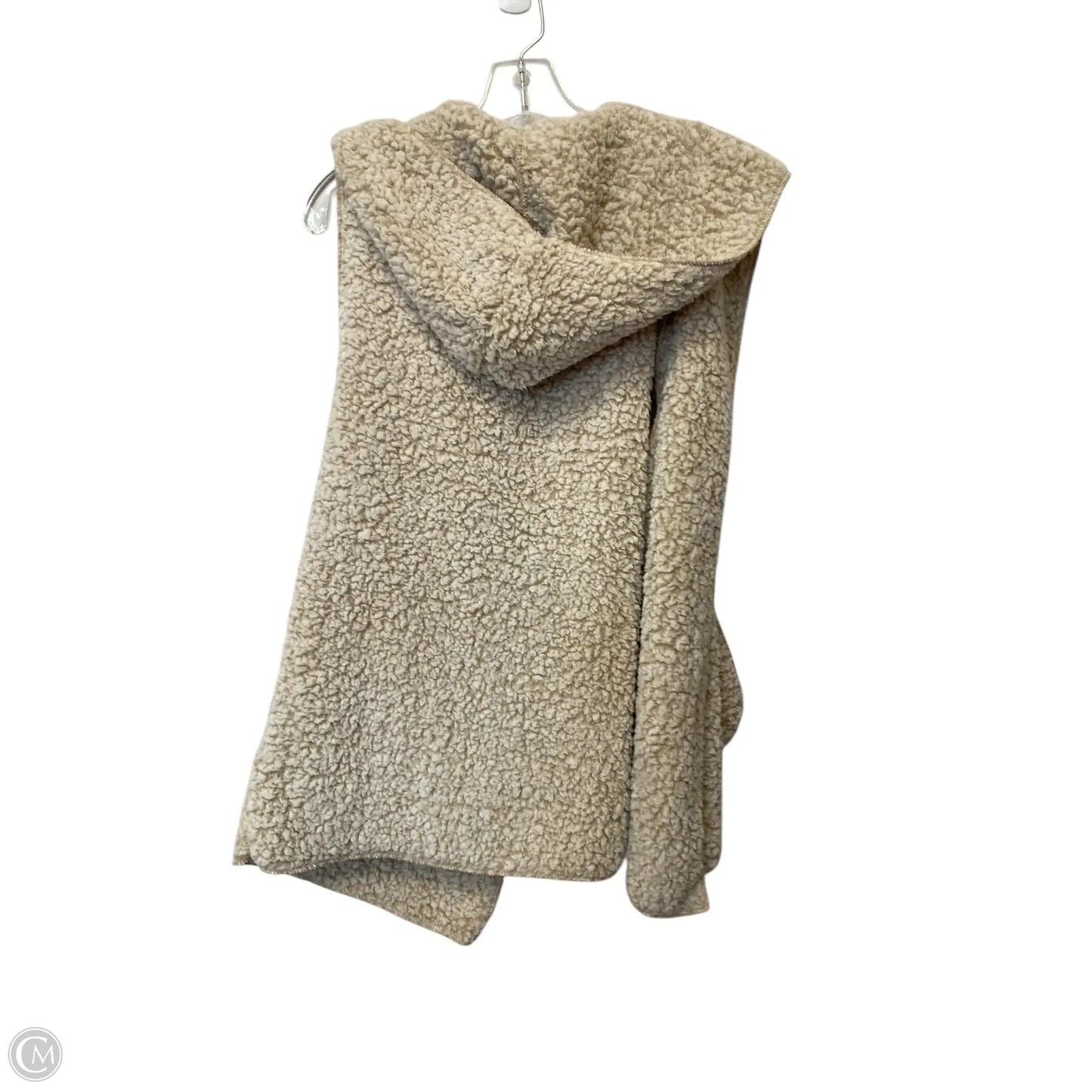 Vest Faux Fur & Sherpa By Love Tree In Tan, Size: M