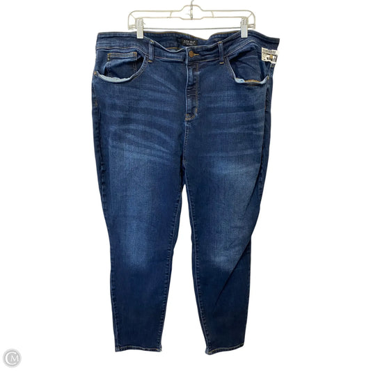 Jeans Skinny By Judy Blue In Blue Denim, Size: 24