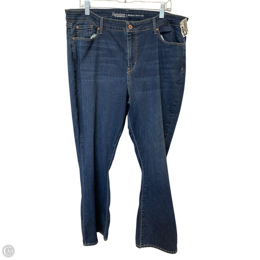 Jeans Boot Cut By Levis In Blue Denim, Size: 16